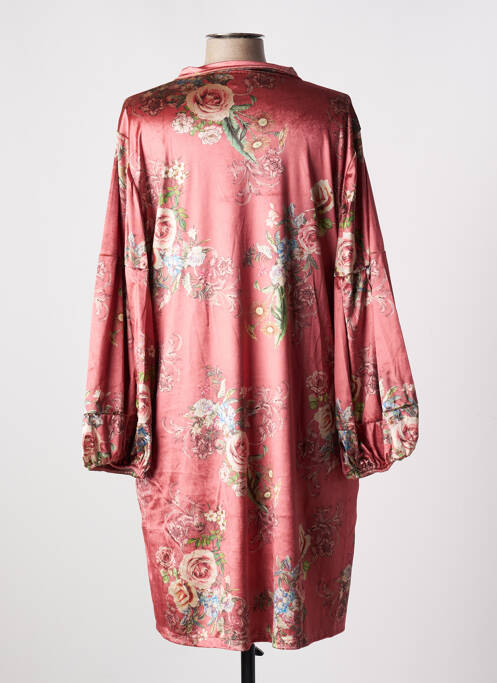 Rochie midi roz TENDANCE UNIQUE femeie