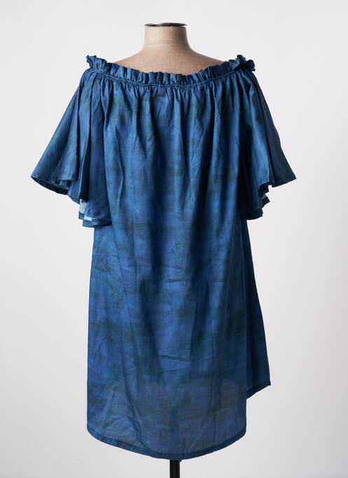 Rochie scurtă albastru TENDANCE UNIQUE femeie