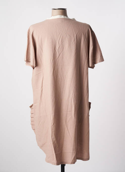 Rochie scurtă maro TENDANCE UNIQUE femeie