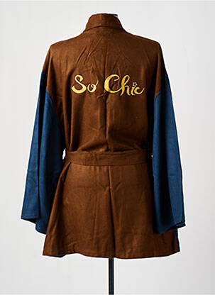 Jachete kimono mâneci lungi albastru TENDANCE UNIQUE femeie