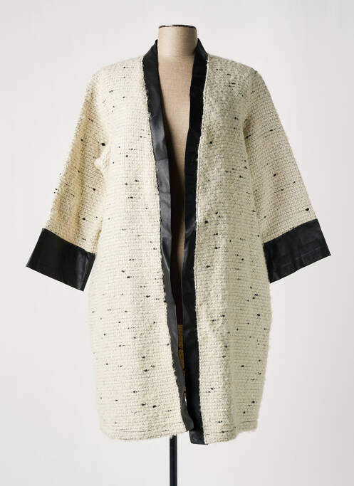 Vestă cu mâneci lungi bej TENDANCE UNIQUE femeie