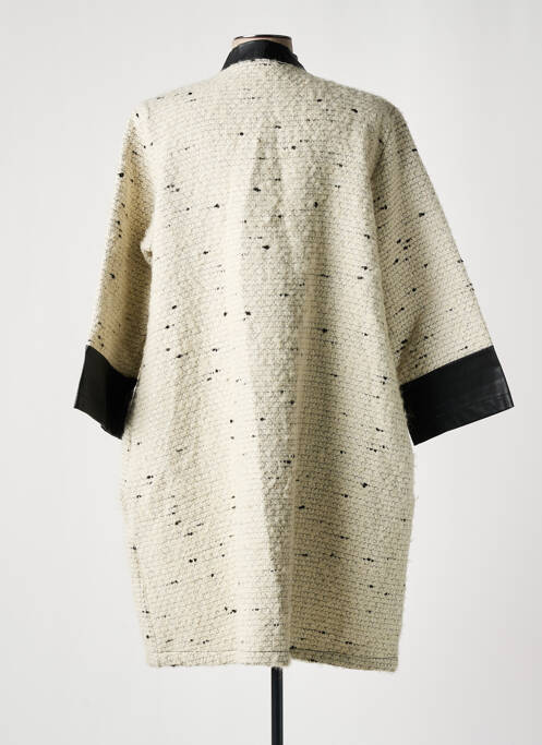 Vestă cu mâneci lungi bej TENDANCE UNIQUE femeie