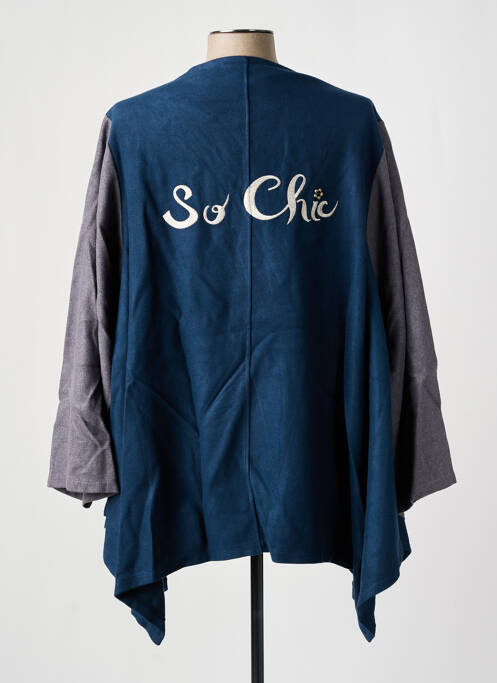 Tunică mâneci lungi albastru TENDANCE UNIQUE femeie