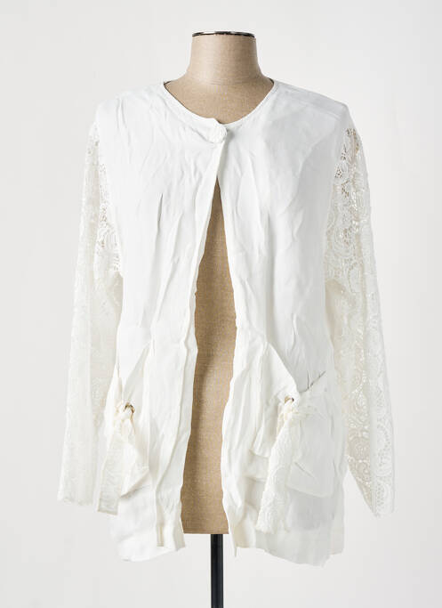 Jachete casual alb TENDANCE UNIQUE femeie