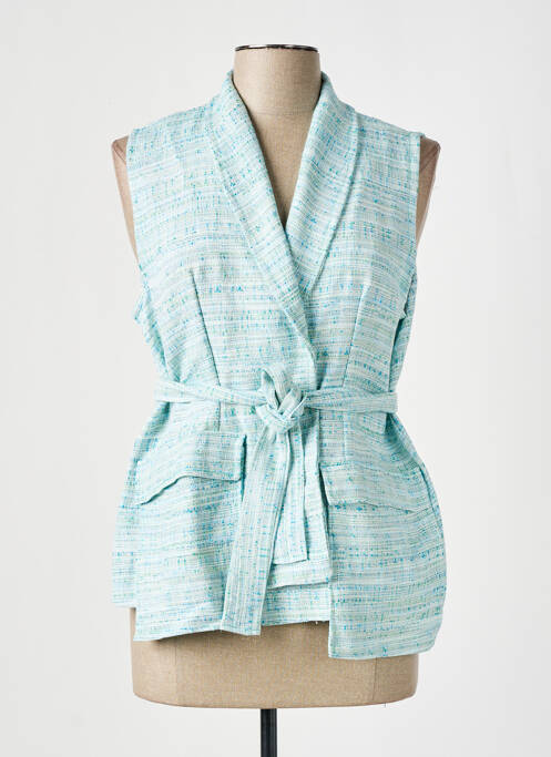 Sacou albastru TENDANCE UNIQUE femeie