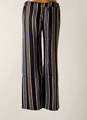 Pantalon drept buzunare albastru TENDANCE UNIQUE femeie