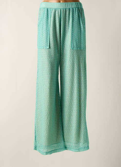 Pantalon larg albastru TENDANCE UNIQUE femeie