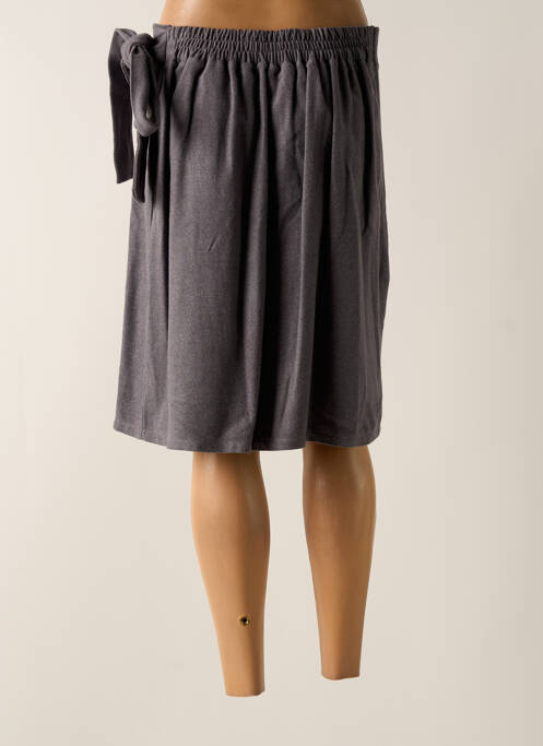 Fustă midi gri TENDANCE UNIQUE femeie