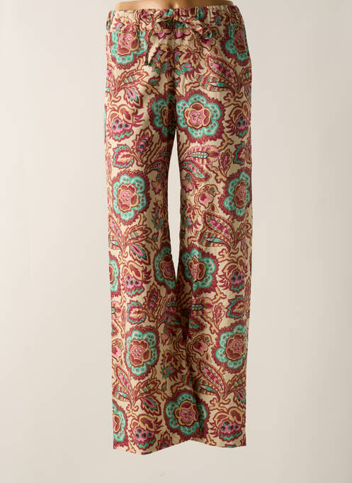 Pantalon drept bej TENDANCE UNIQUE femeie