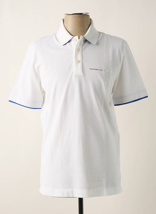 Polo alb PORSCHE X BOSS bărbat