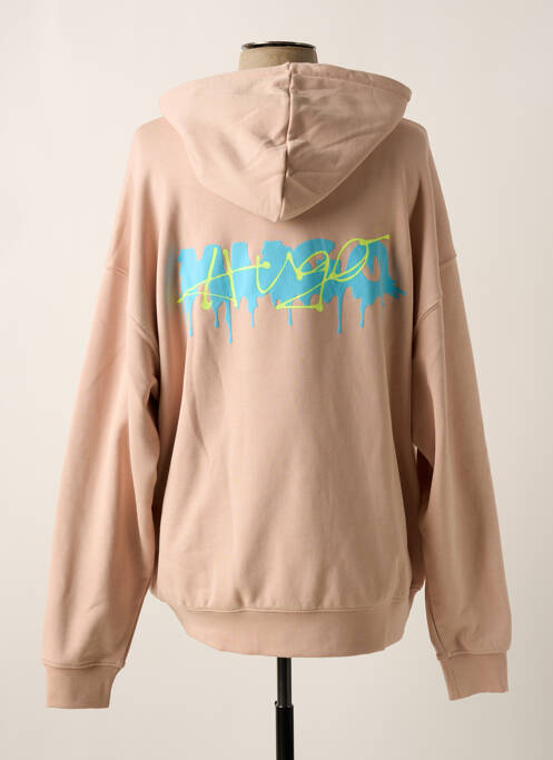 Hanorac cu glugă roz HUGO BOSS bărbat