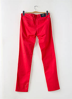 Pantalon chino țesătură poplin mărime normală roșu HUGO BOSS bărbat