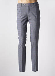 Pantalon slim talie cu cleme mărime normală gri MONSIEUR HECTOR bărbat