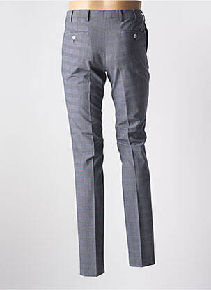 Pantalon slim talie cu cleme mărime normală gri MONSIEUR HECTOR bărbat