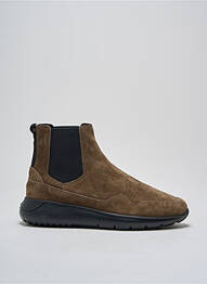 Botine/ghete închidere elastică vârf rotund verde HOGAN homme
