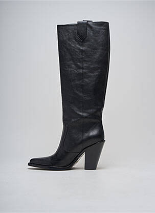 Cizme cubanez toc de 7 la 9 cm negru FREE LANCE femeie