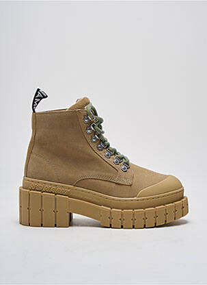 Botine/ghete toc mic toc de 4 la 6 cm bej NO NAME femeie