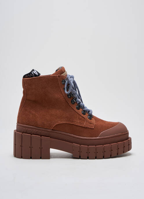 Botine/Ghete maro NO NAME femeie