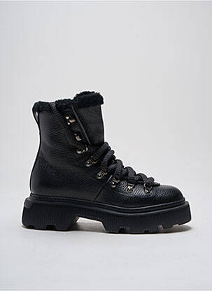 Botine/ghete umplută toc de 4 la 6 cm negru SANTONI femeie