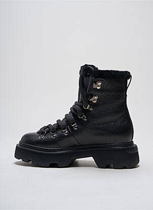 Botine/ghete umplută toc de 4 la 6 cm negru SANTONI femeie