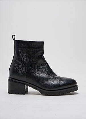 Botine/ghete umplută toc de 4 la 6 cm negru SANTONI femeie