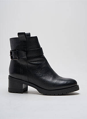 Botine/ghete umplută toc de 4 la 6 cm negru SANTONI femeie