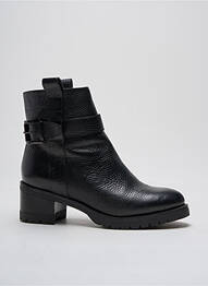 Botine/ghete umplută toc de 4 la 6 cm negru SANTONI femme