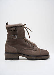 Botine/ghete umplută toc de 4 la 6 cm maro SANTONI femme