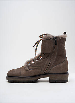 Botine/ghete umplută toc de 4 la 6 cm maro SANTONI femeie