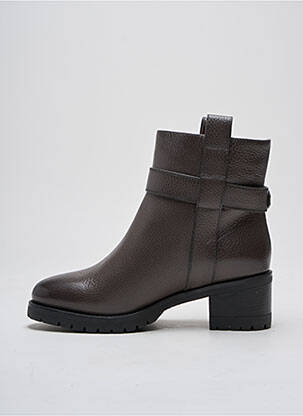 Botine/ghete umplută toc de 4 la 6 cm gri SANTONI femeie