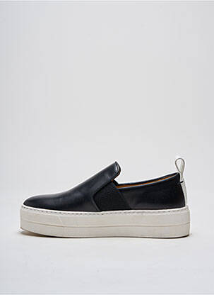 Slip-on-uri țesătură satinată toc de 4 la 6 cm negru BY MALENE BIRGER femeie