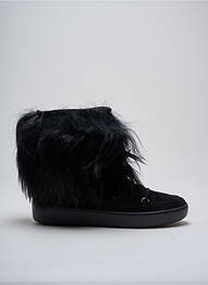 Botine/ghete umplută toc plat până la 3 cm negru MOON BOOT femme