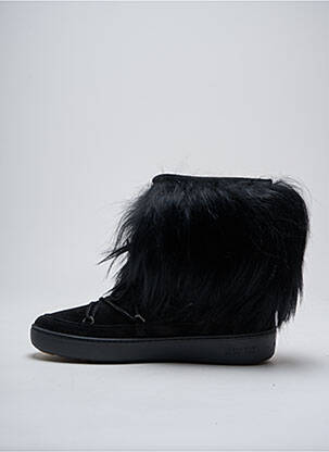 Botine/ghete umplută toc plat până la 3 cm negru MOON BOOT femeie