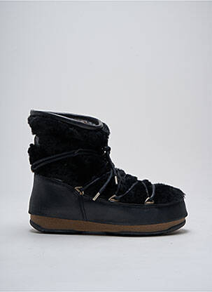 Botine/ghete umplută toc plat până la 3 cm negru MOON BOOT femeie