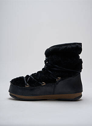Botine/ghete umplută toc plat până la 3 cm negru MOON BOOT femeie