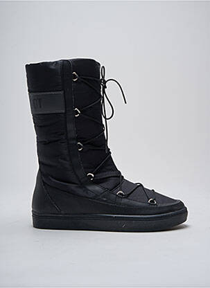Botine/ghete material neted toc plat până la 3 cm negru MOON BOOT femeie