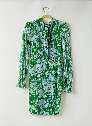 Rochie scurtă mâneci lungi mâneci lungi verde ASOS femeie