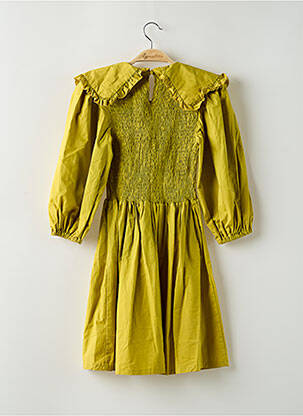 Rochie scurtă mâneci 3/4 mâneci 3/4 galben WAREHOUSE femeie