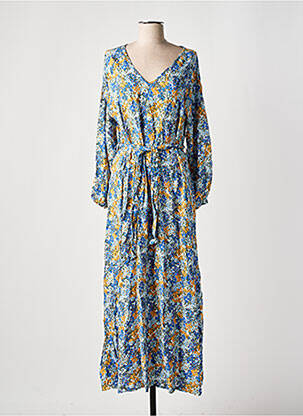 Rochie lungă albastru C'FLO femeie