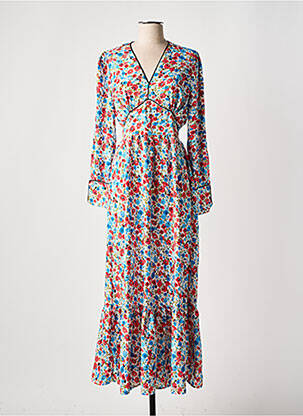 Rochie lungă albastru C'FLO femeie