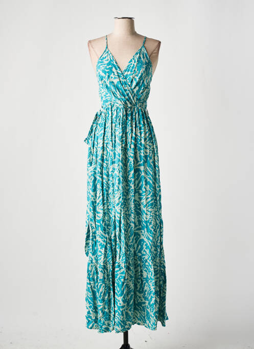 Rochie lungă albastru C'FLO femeie