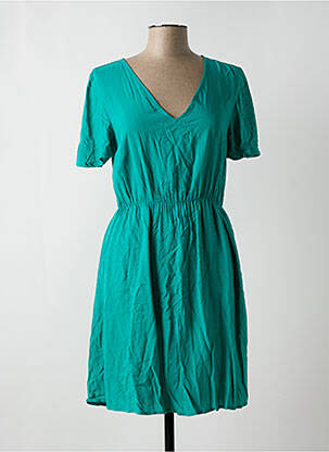 Rochie midi mâneci scurte mâneci scurte verde VILA femeie
