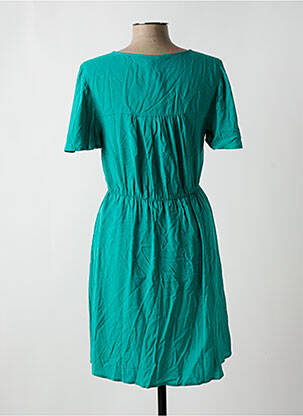 Rochie midi mâneci scurte mâneci scurte verde VILA femeie