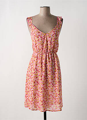 Rochie midi roz LILIE ROSE femeie