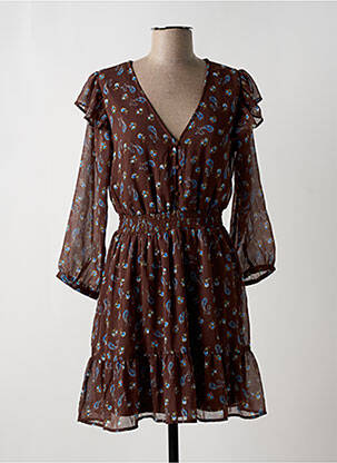 Rochie scurtă maro TIFFOSI femeie