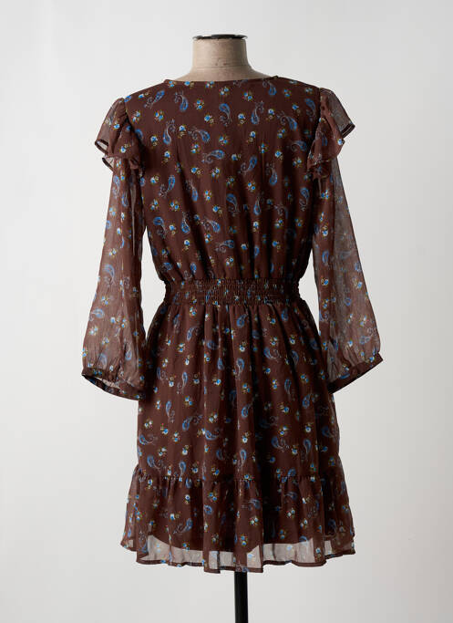 Rochie scurtă maro TIFFOSI femeie