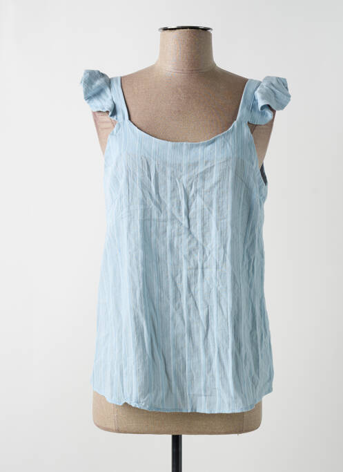 Top albastru CERISE BLEU femeie