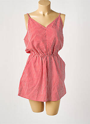 Salopetă scurtă roșu D femeie