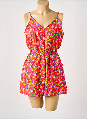 Salopetă scurtă roșu D femeie