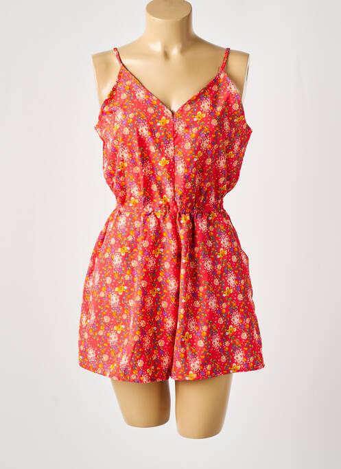 Salopetă scurtă roșu D femeie